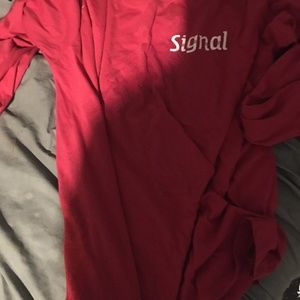 Red longsleeve shirt